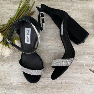 Steve Madden Carson Rhinestone Block Heels